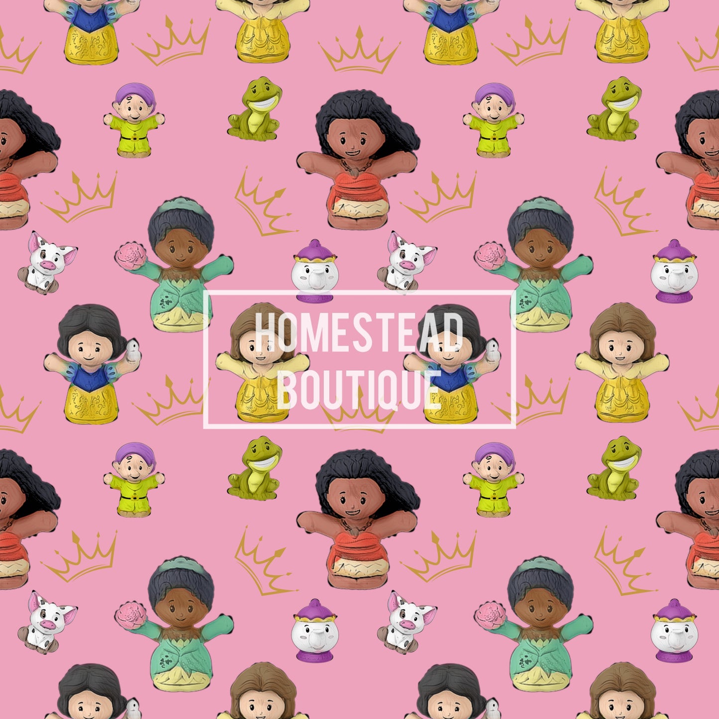 Little people princess seamless