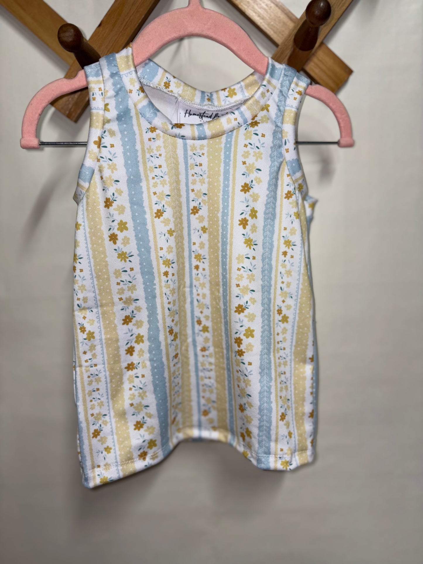 Yellow floral tank (18/24)