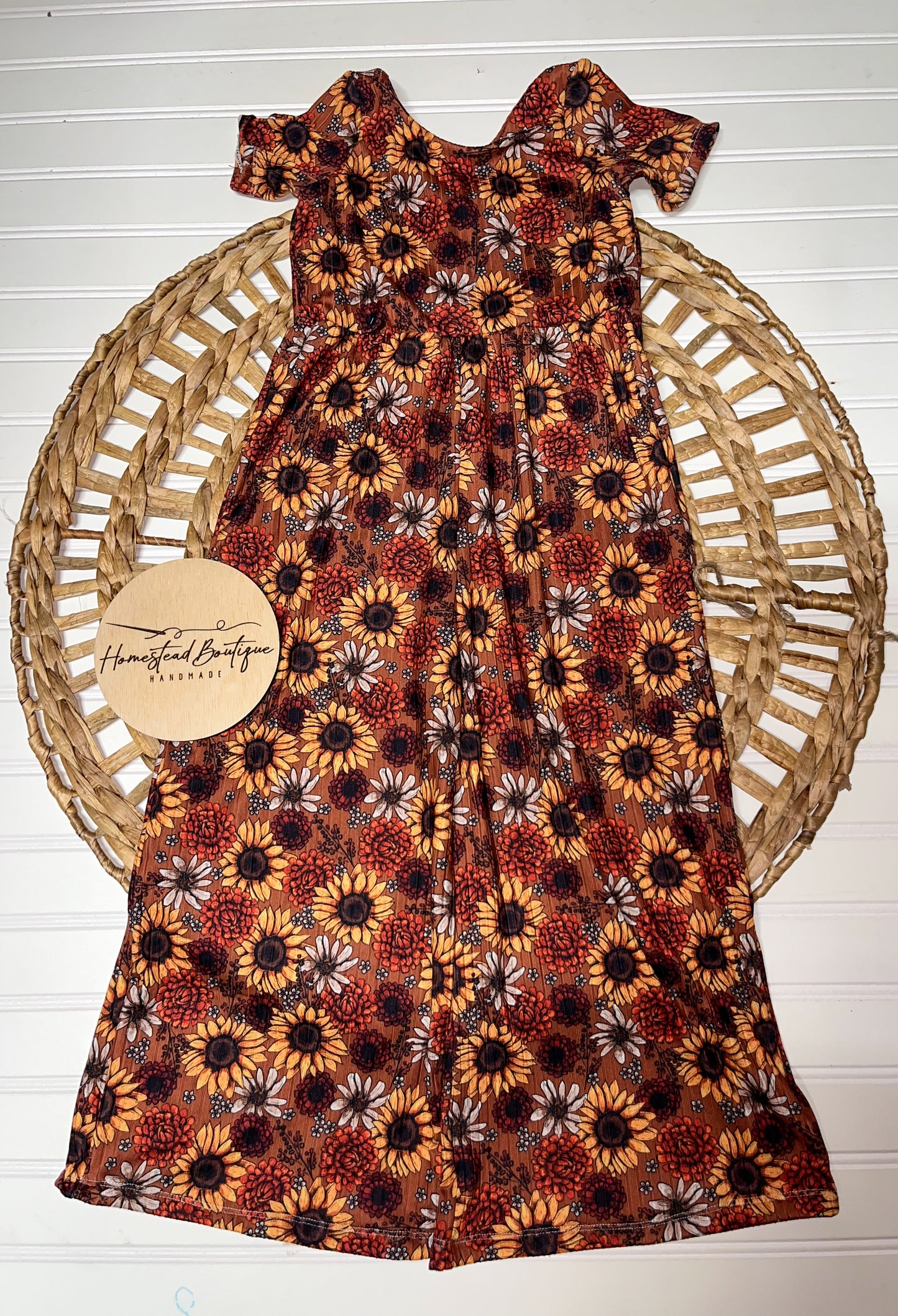 Fall sunflower autumn jumper pants (5t)
