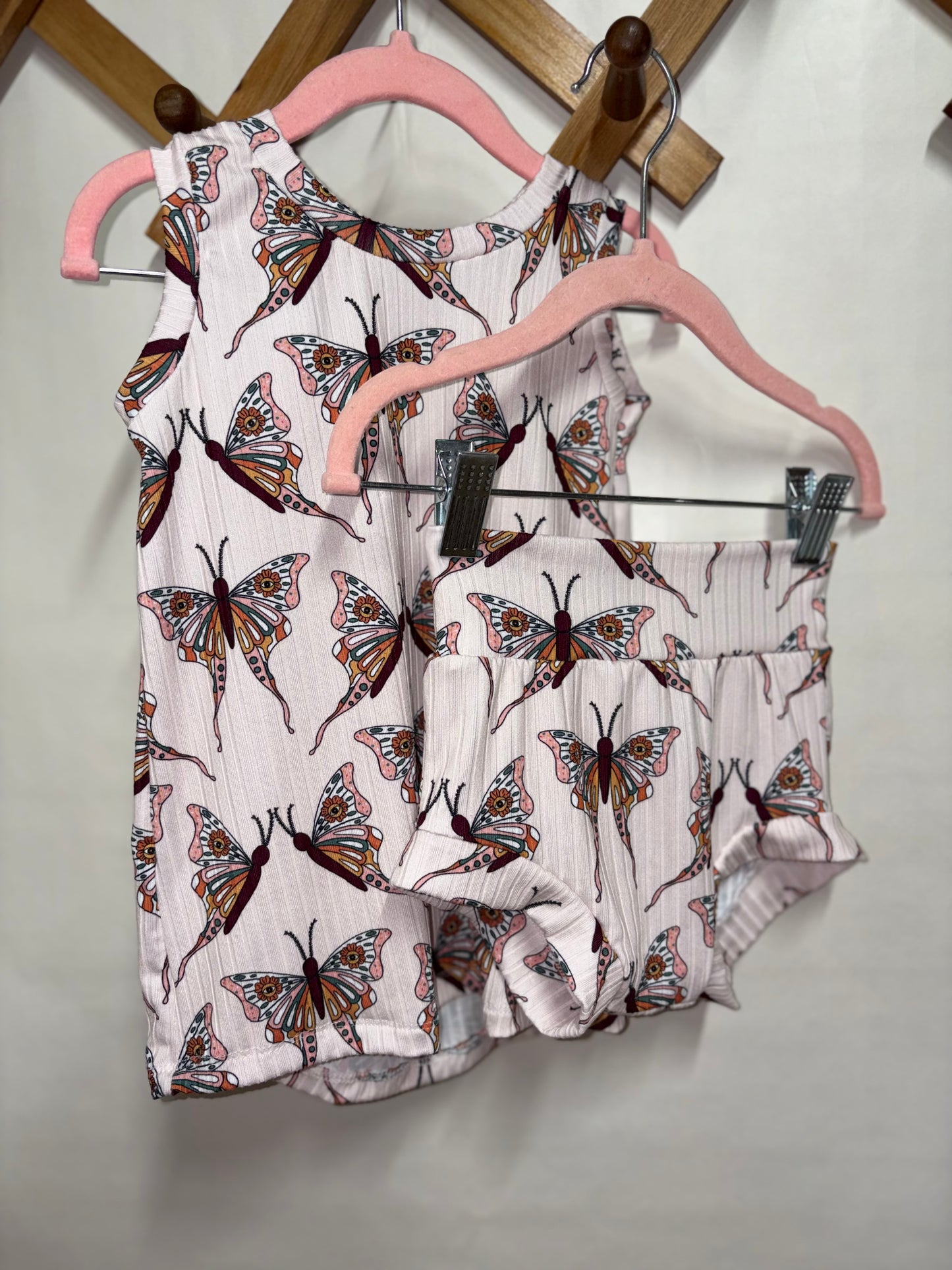 Butterfly tank/bummie set (5t)