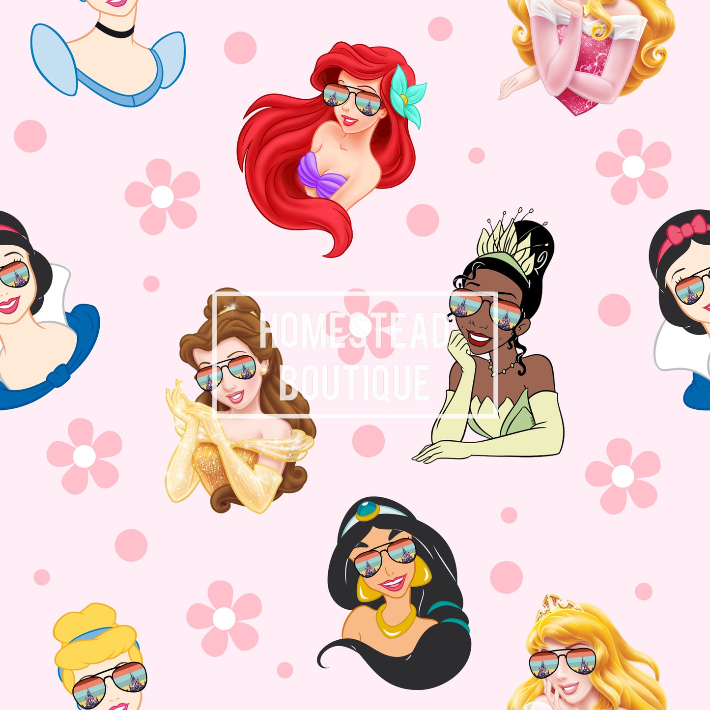 Aviator princess seamless