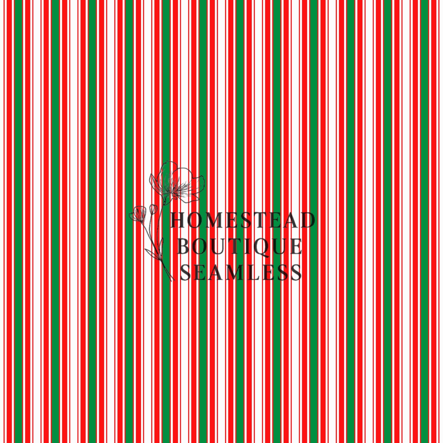Coordinating Santa stripes seamless
