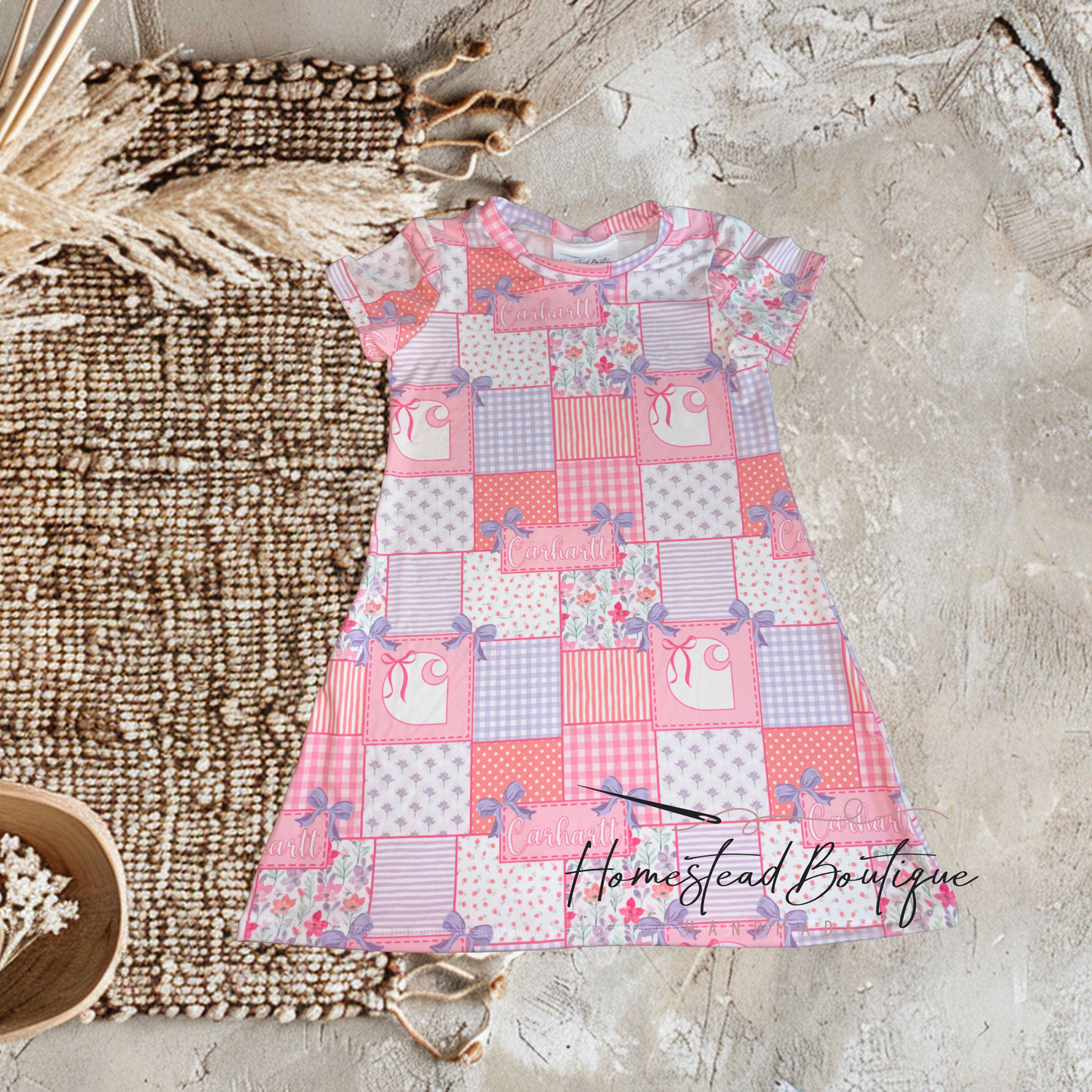 Branded t shirt dress (5t)