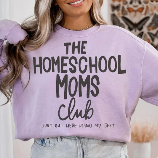 The homeschool moms club shirt option