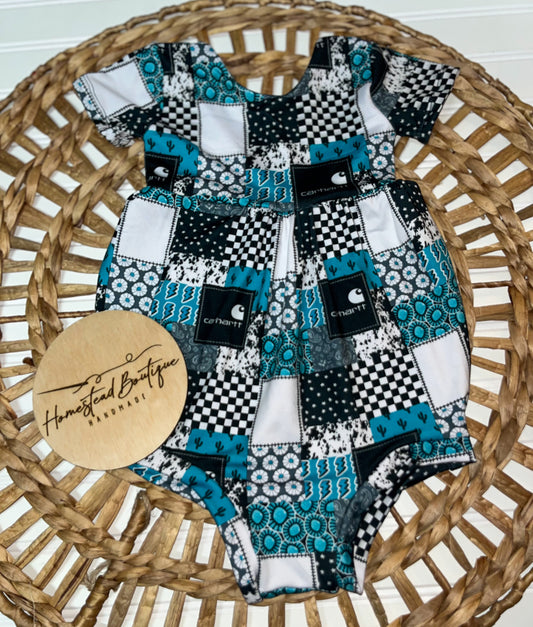 Brand bubble romper (18/24)