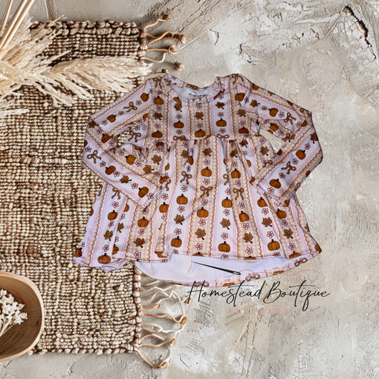 Pumpkin and bow peplum (6/7)