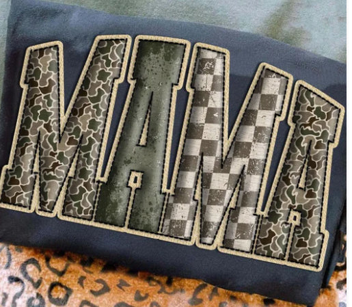Camo mama shirt option