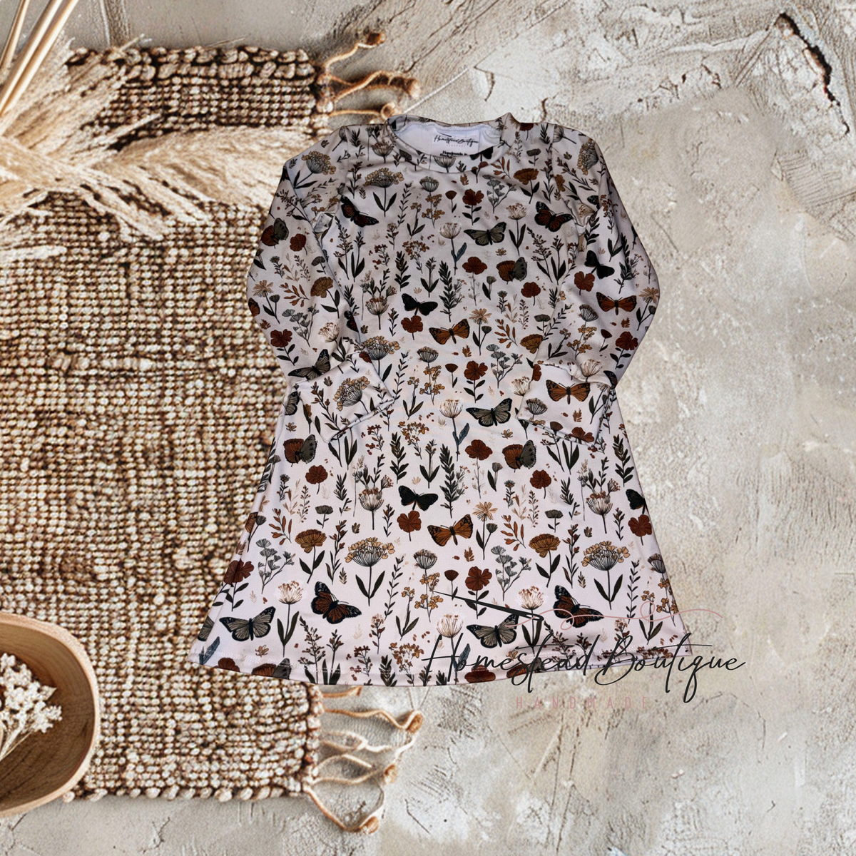 Floral t shirt dress (4t)