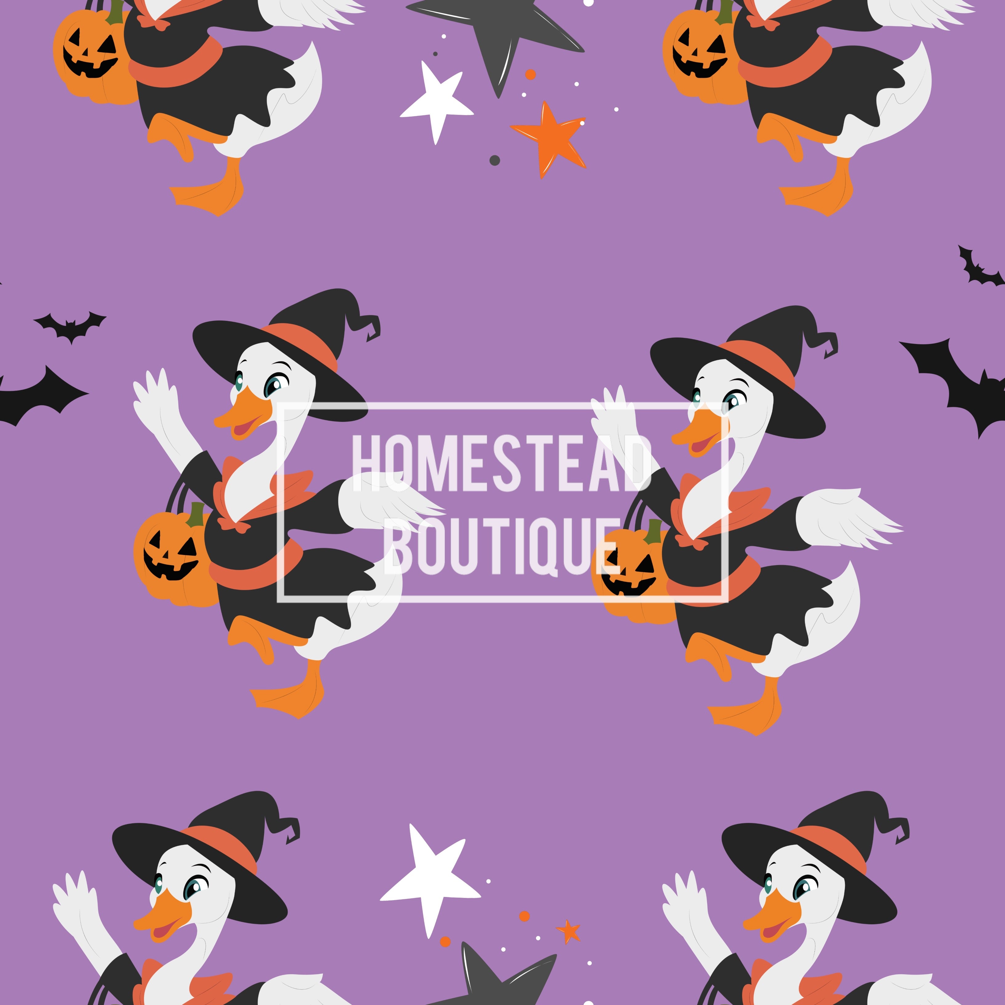 Halloween goose seamless