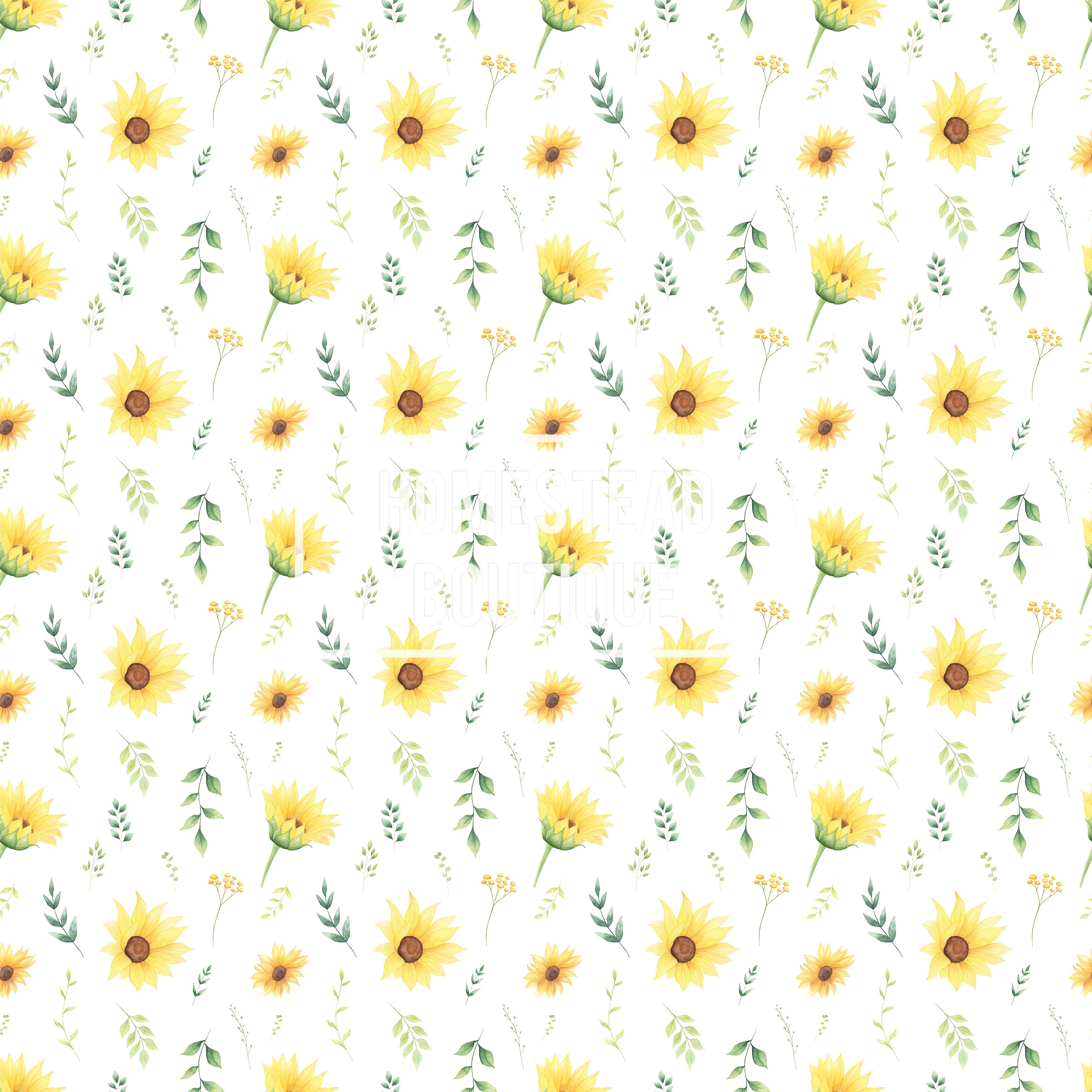 Yellow flower seamless