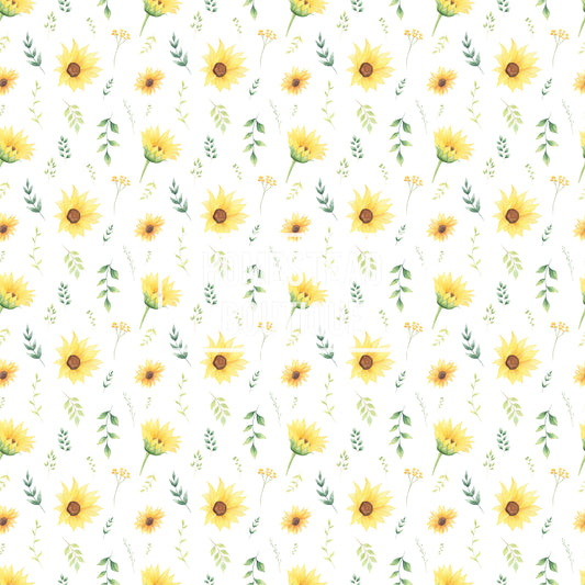 Yellow flower seamless