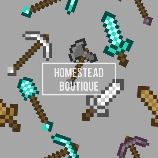 Grey crafting weapons seamless