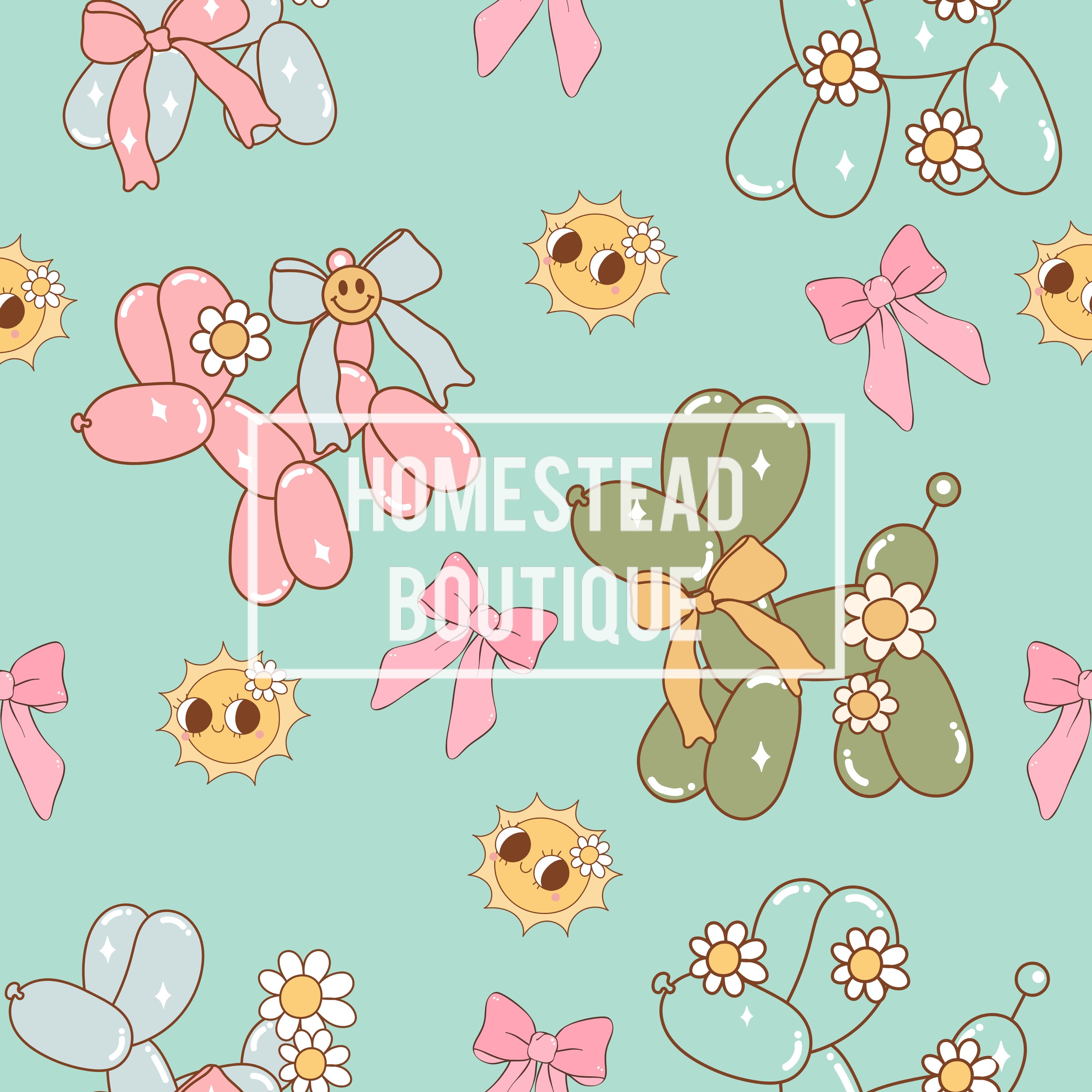 Balloon dog seamless