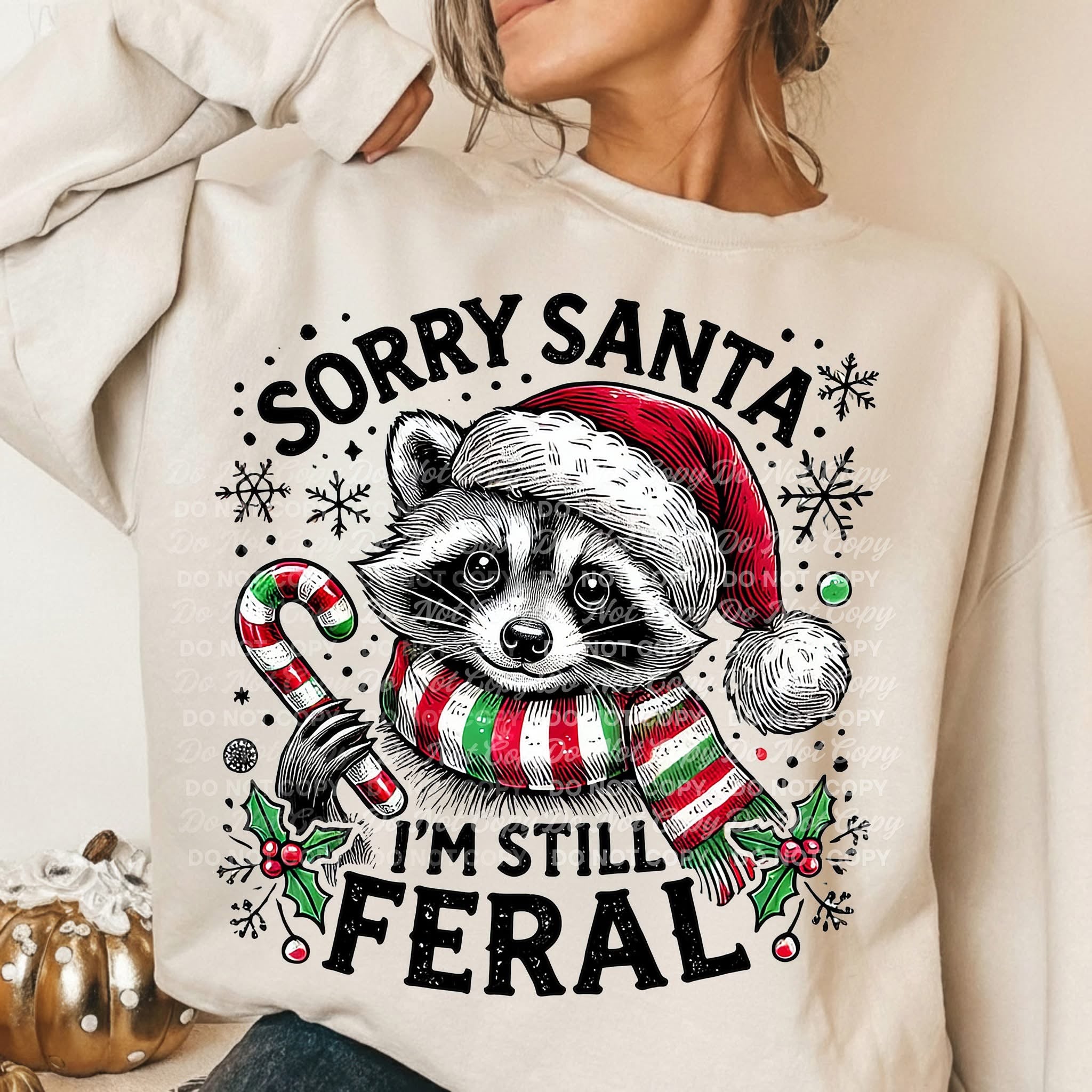 Sorry Santa I’m still feral shirt option