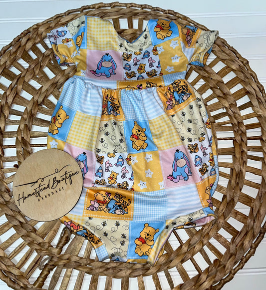 Pooh bubble romper (2t)