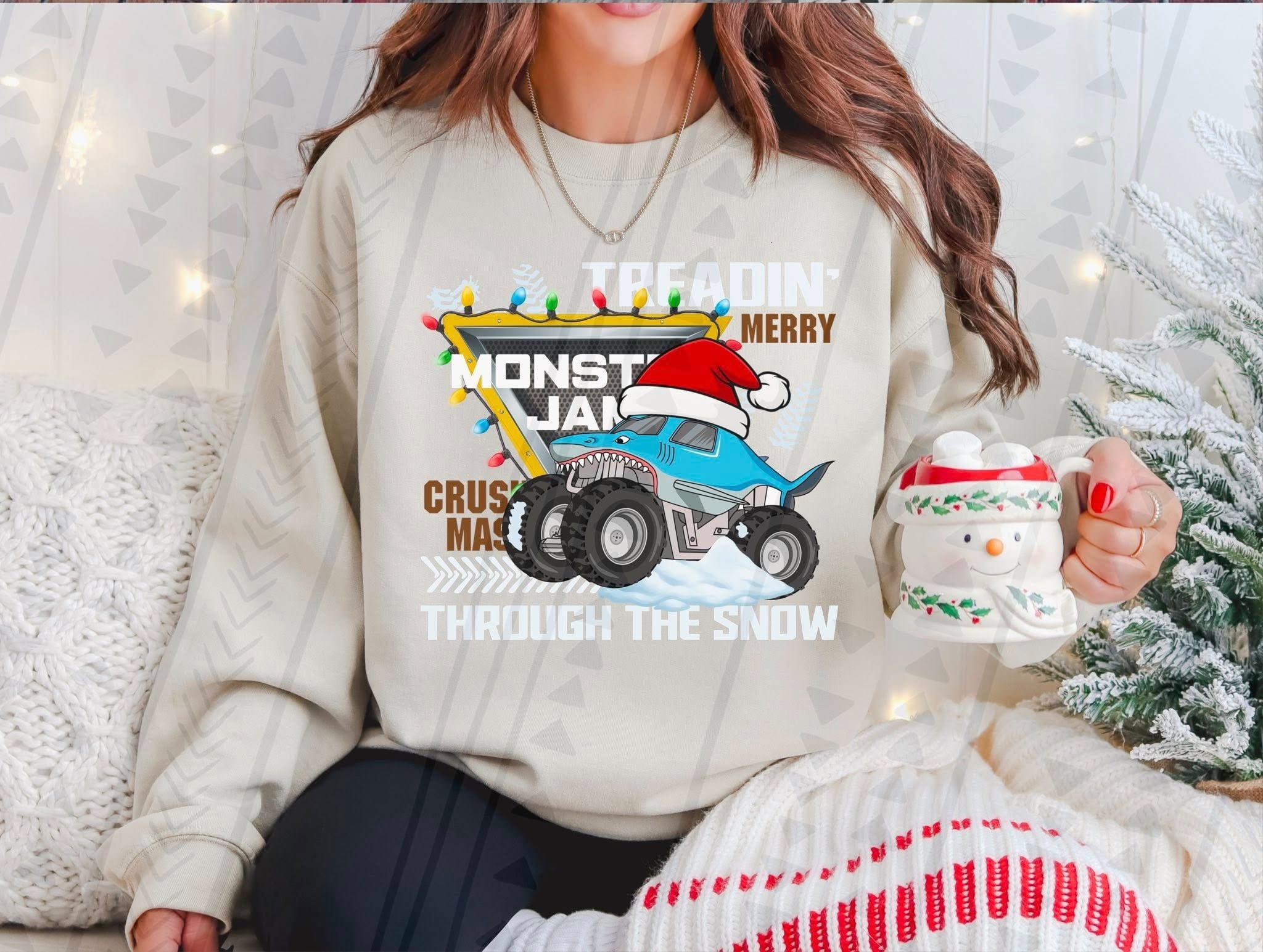 Shark Christmas shirt option