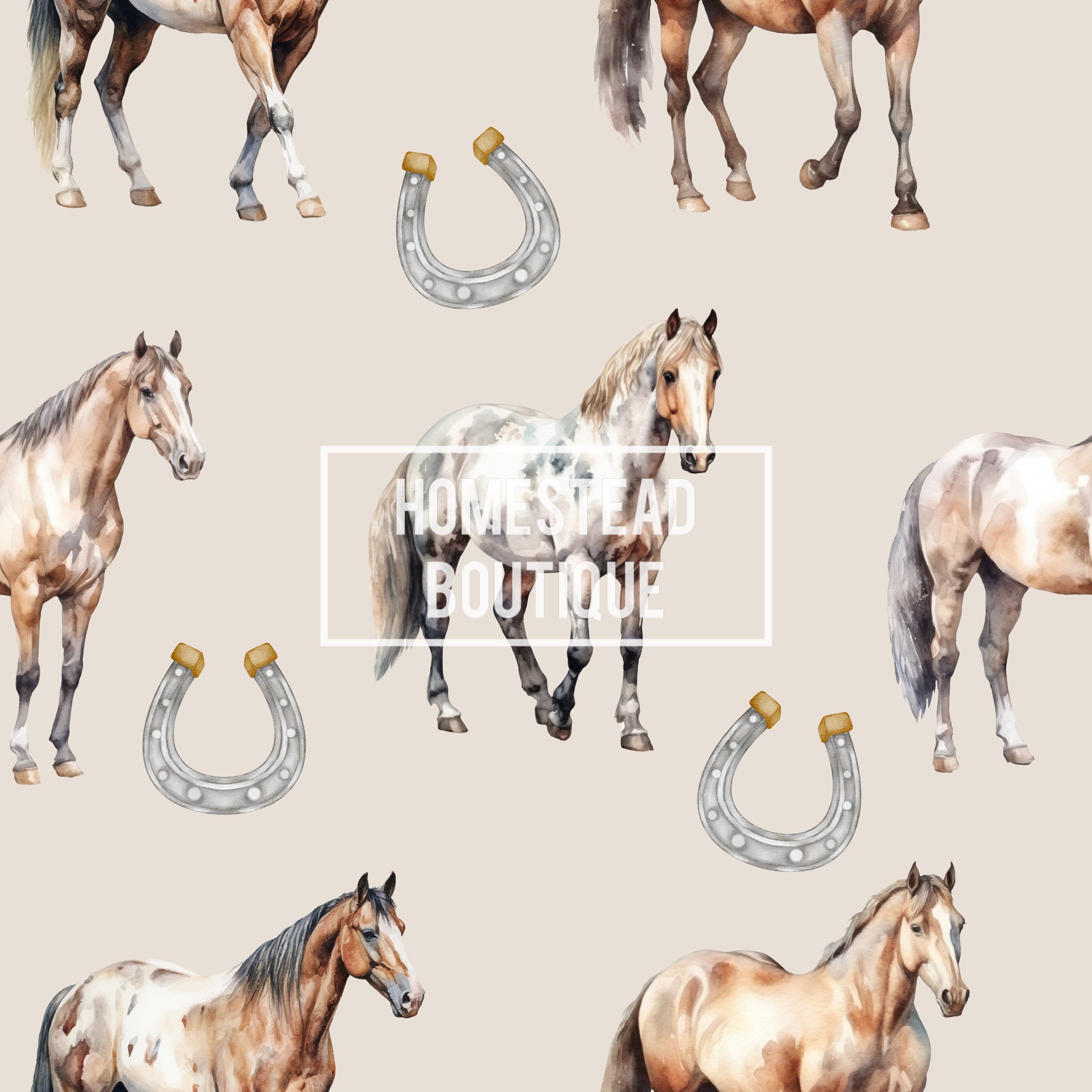 Horse seamless