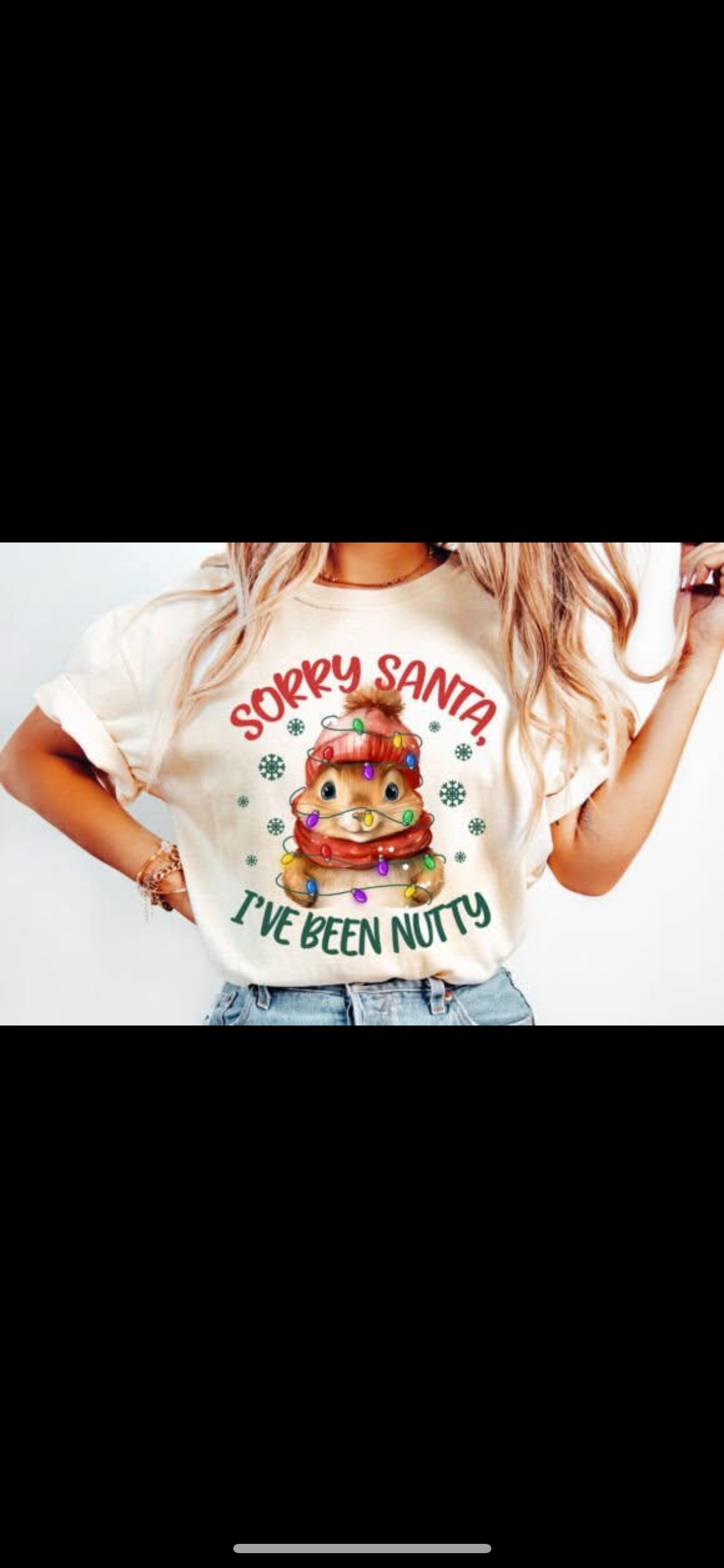 Sorry Santa, I’ve been nutty shirt option