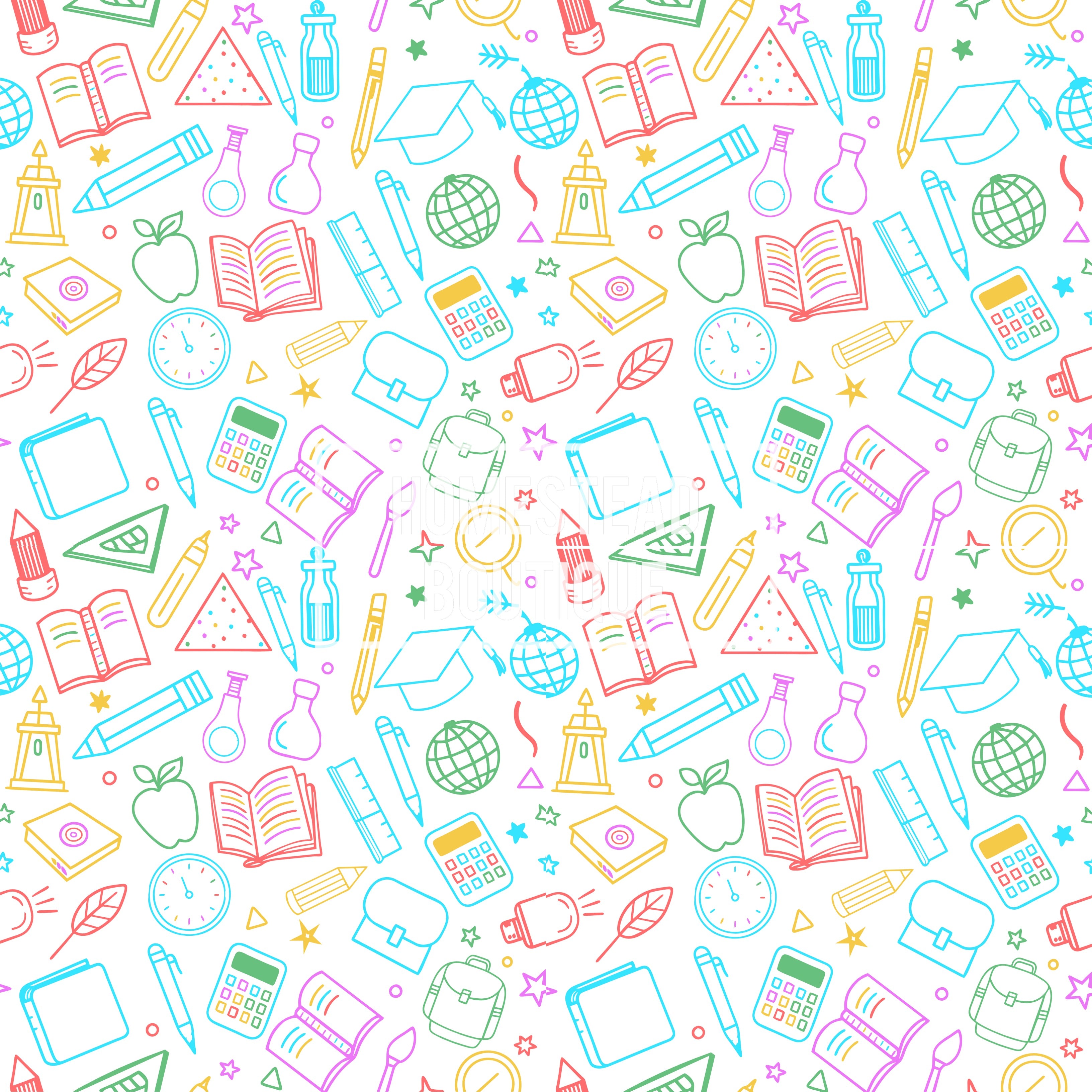 All things school seamless