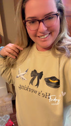 He’s working pilot shirt