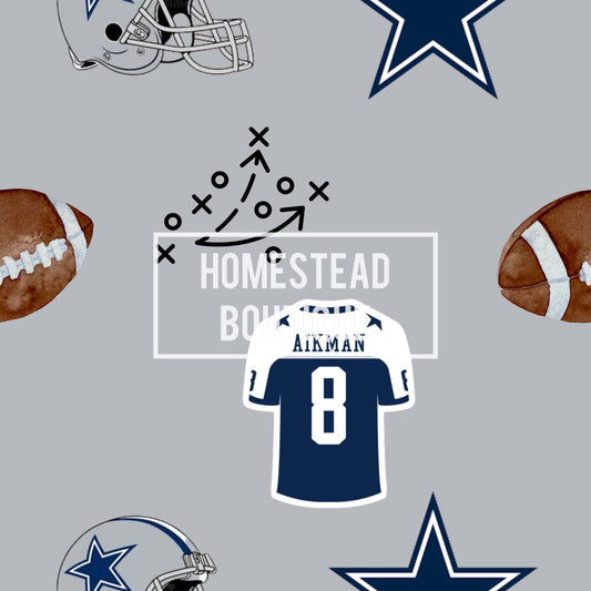 Grey cowboys seamless
