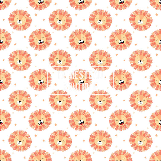 Happy Lion seamless