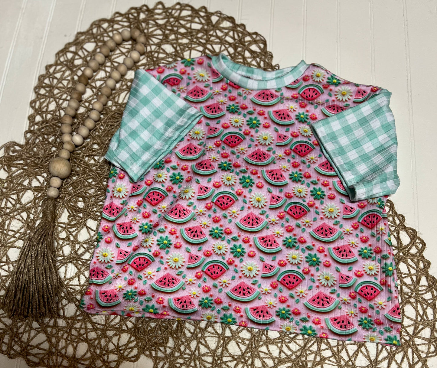 Watermelon cozy top (3t)