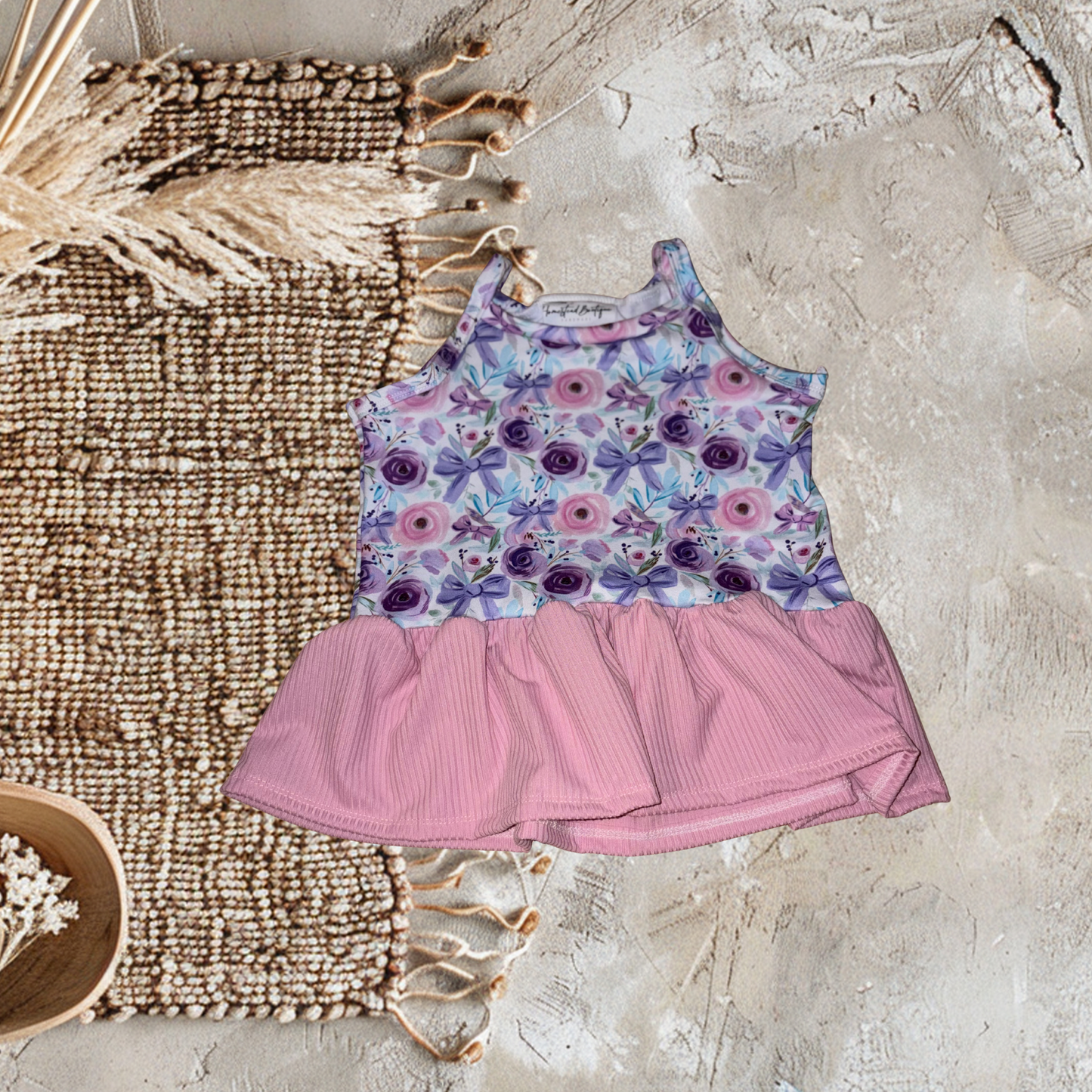 Floral cami peplum (6/7)