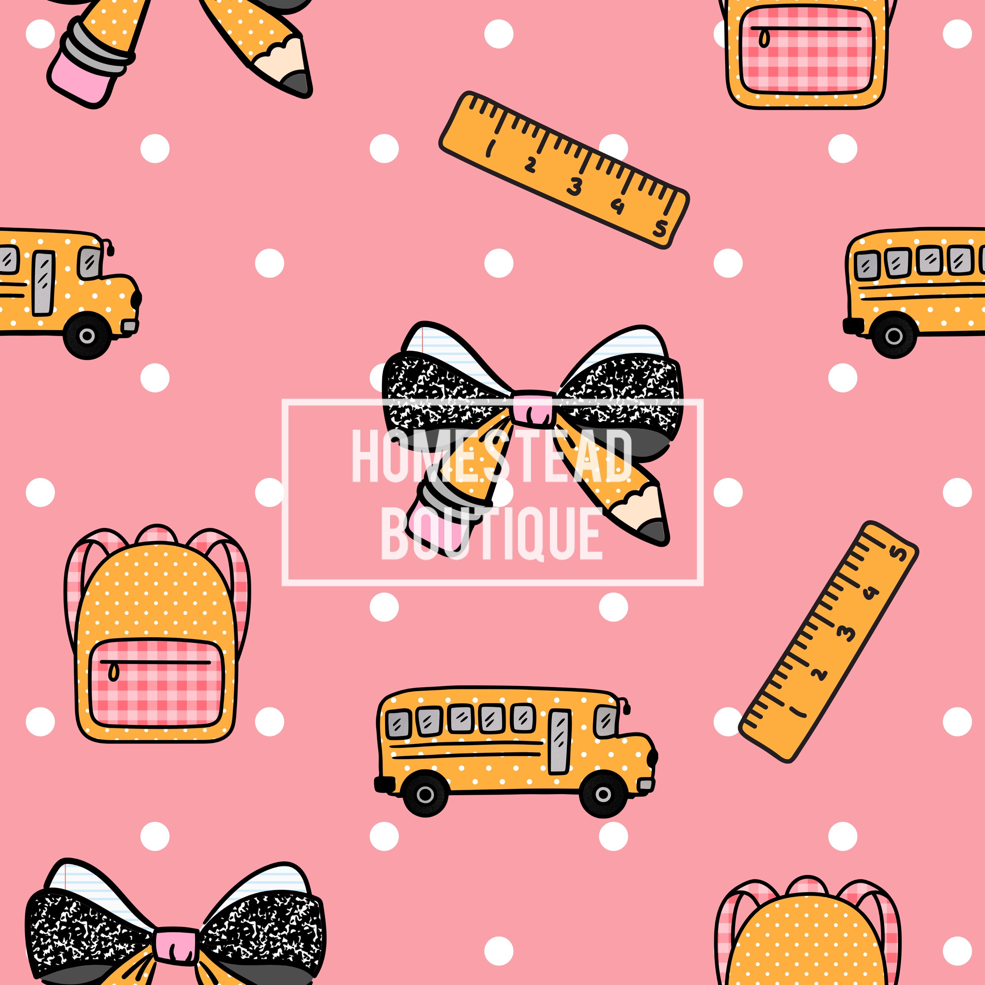 Girly school seamless