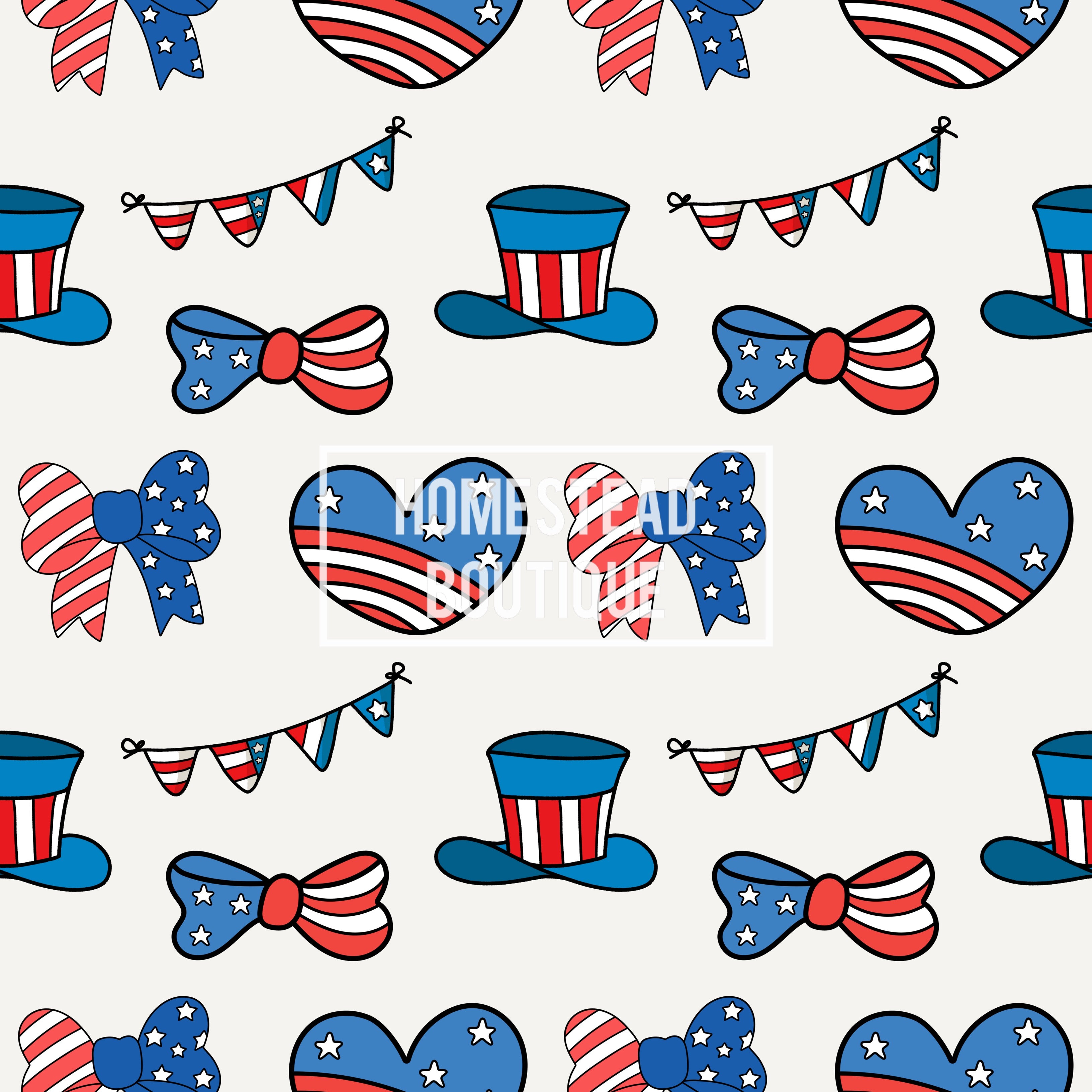 Fourth of July seamless