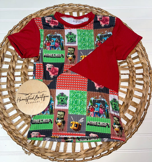 Minecraft Aiden tee (7/8)
