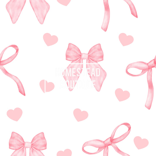Heart bow seamless