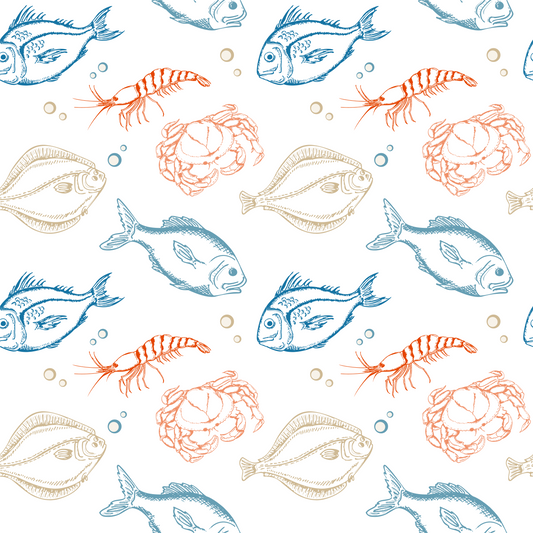 Water creatures seamless
