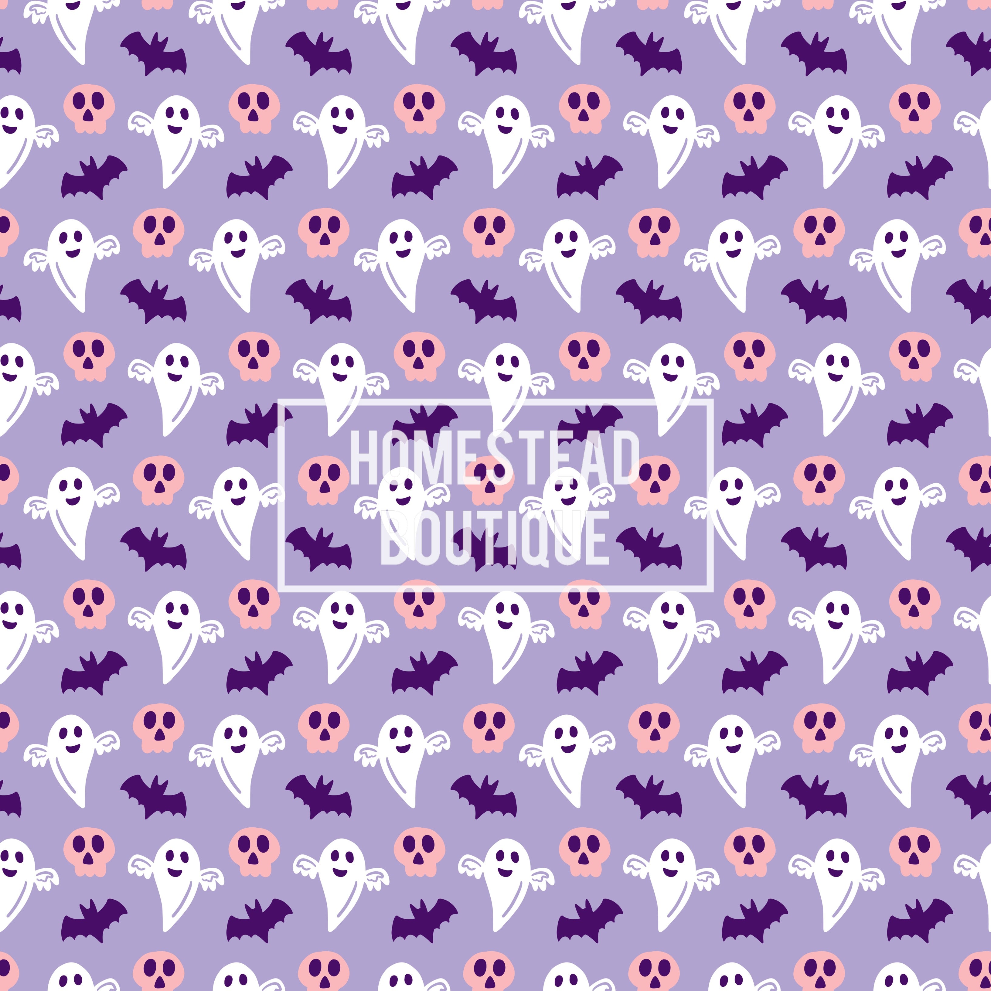 Purple ghost seamless