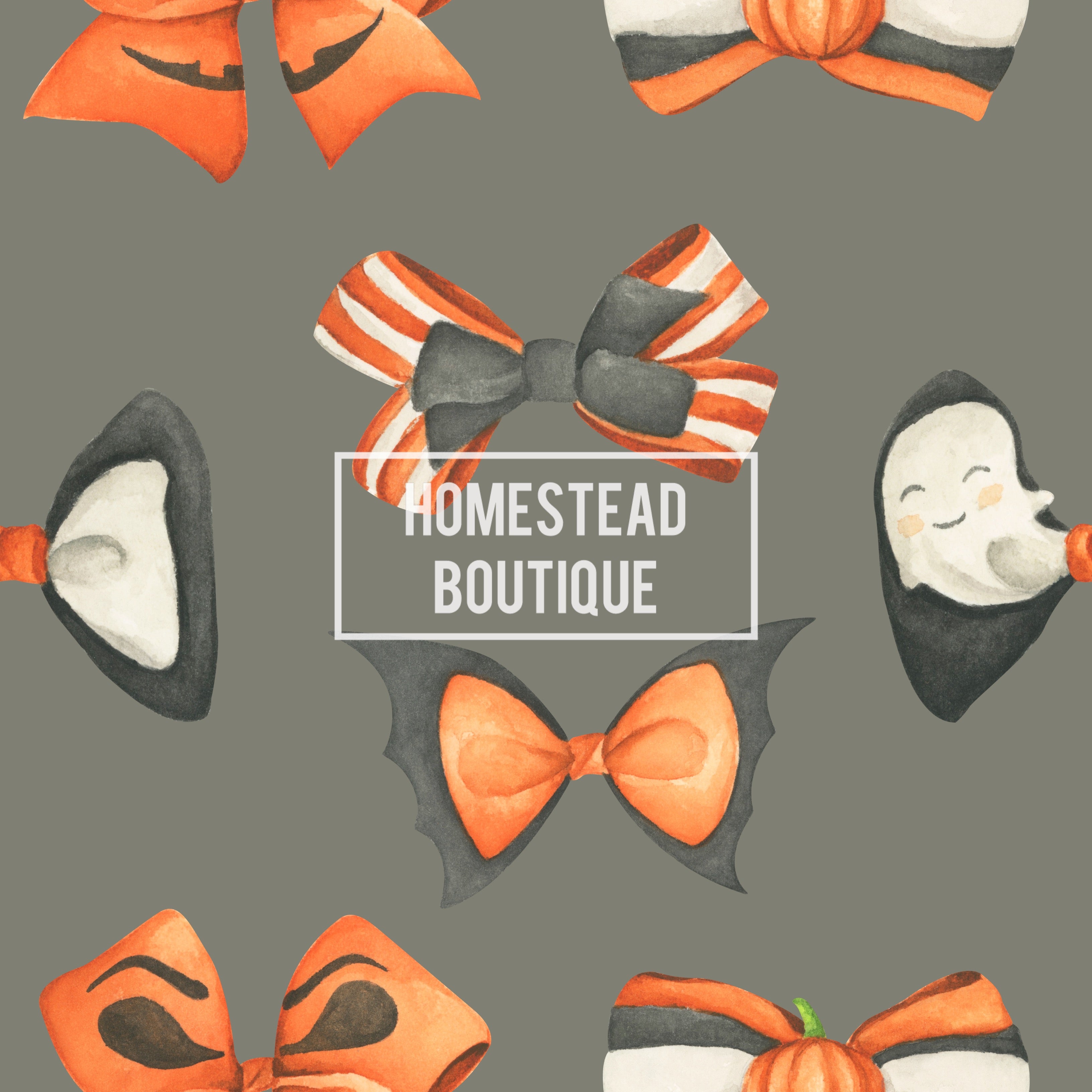 Halloween bows seamless