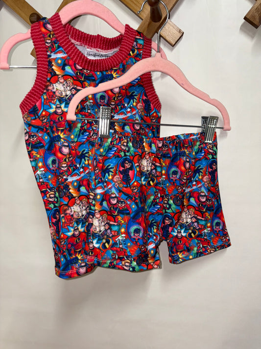 Incredibles tank set (3t)