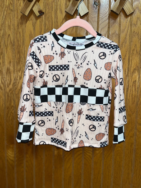 Bunny checkered upton tee (3t)