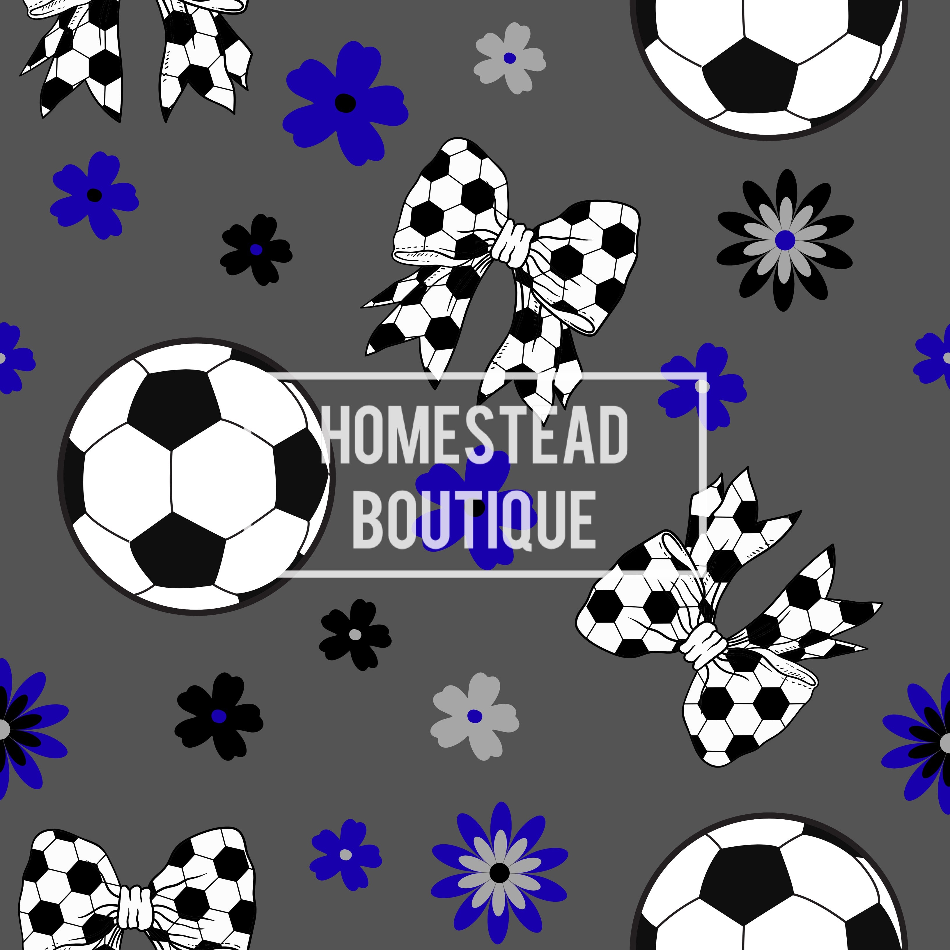 Floral soccer seamless