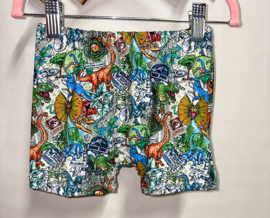 Jurassic park slim shorts (2t)