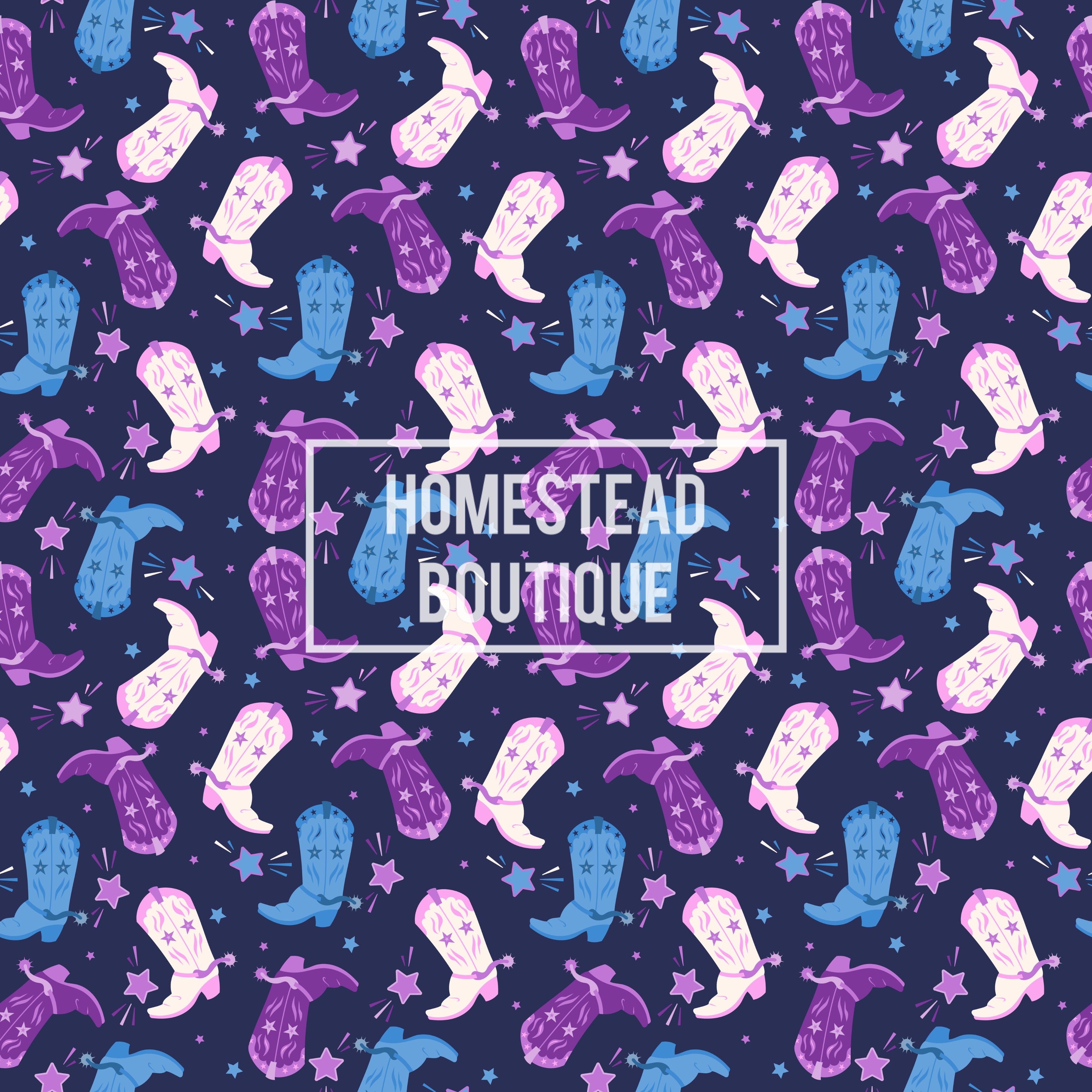 Purple boots seamless