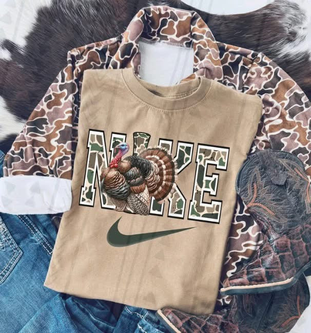 Camo brand turkey shirt option
