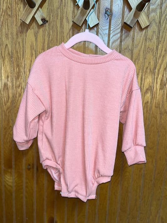 Peach sweater romper (18/24)