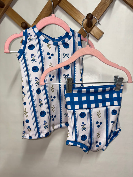 Blueberry tank/bummie set (12/18)