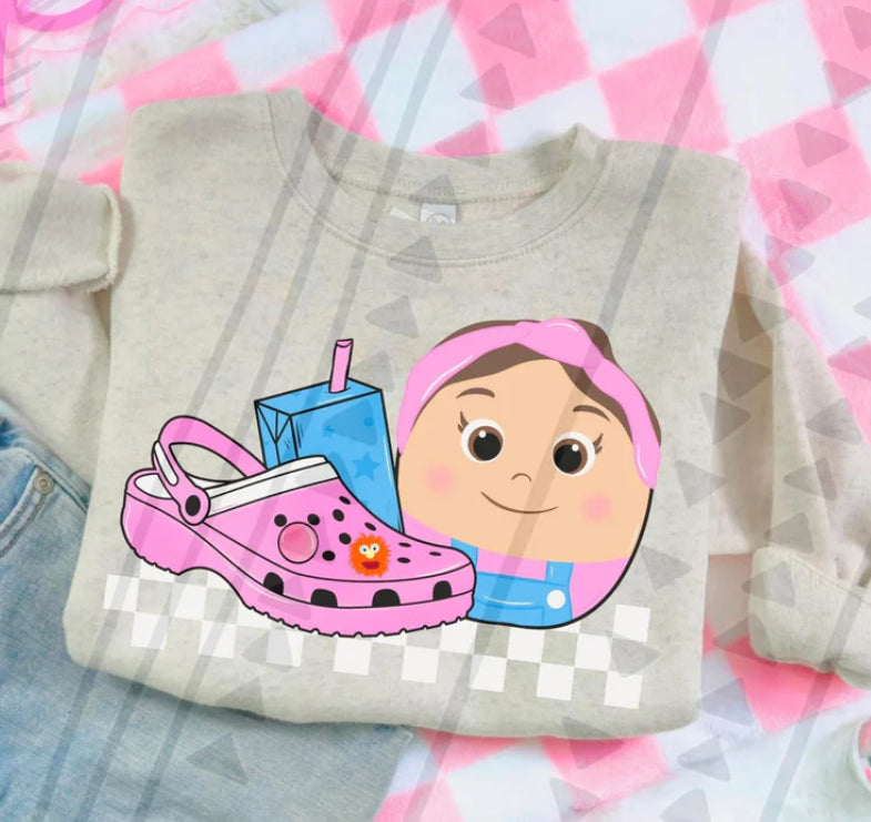 Rachel croc shirt option