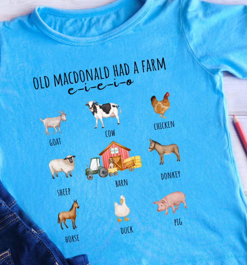 Old Macdonald shirt option