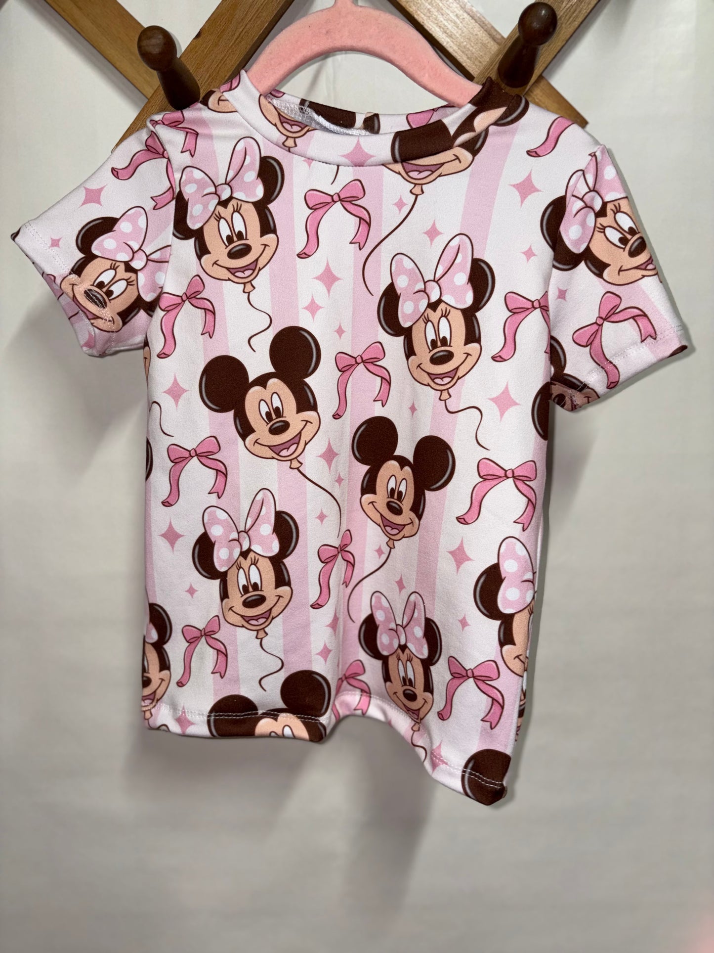 Mouse balloon basic tee (2t)