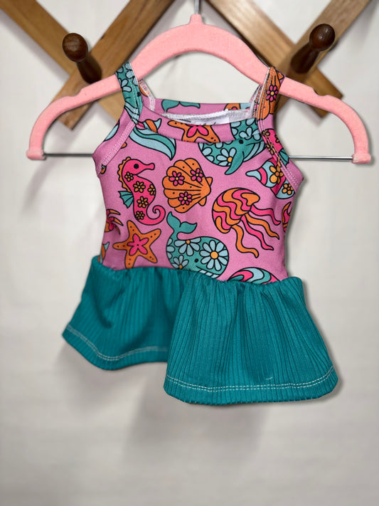 Beach cami peplum (3/6)