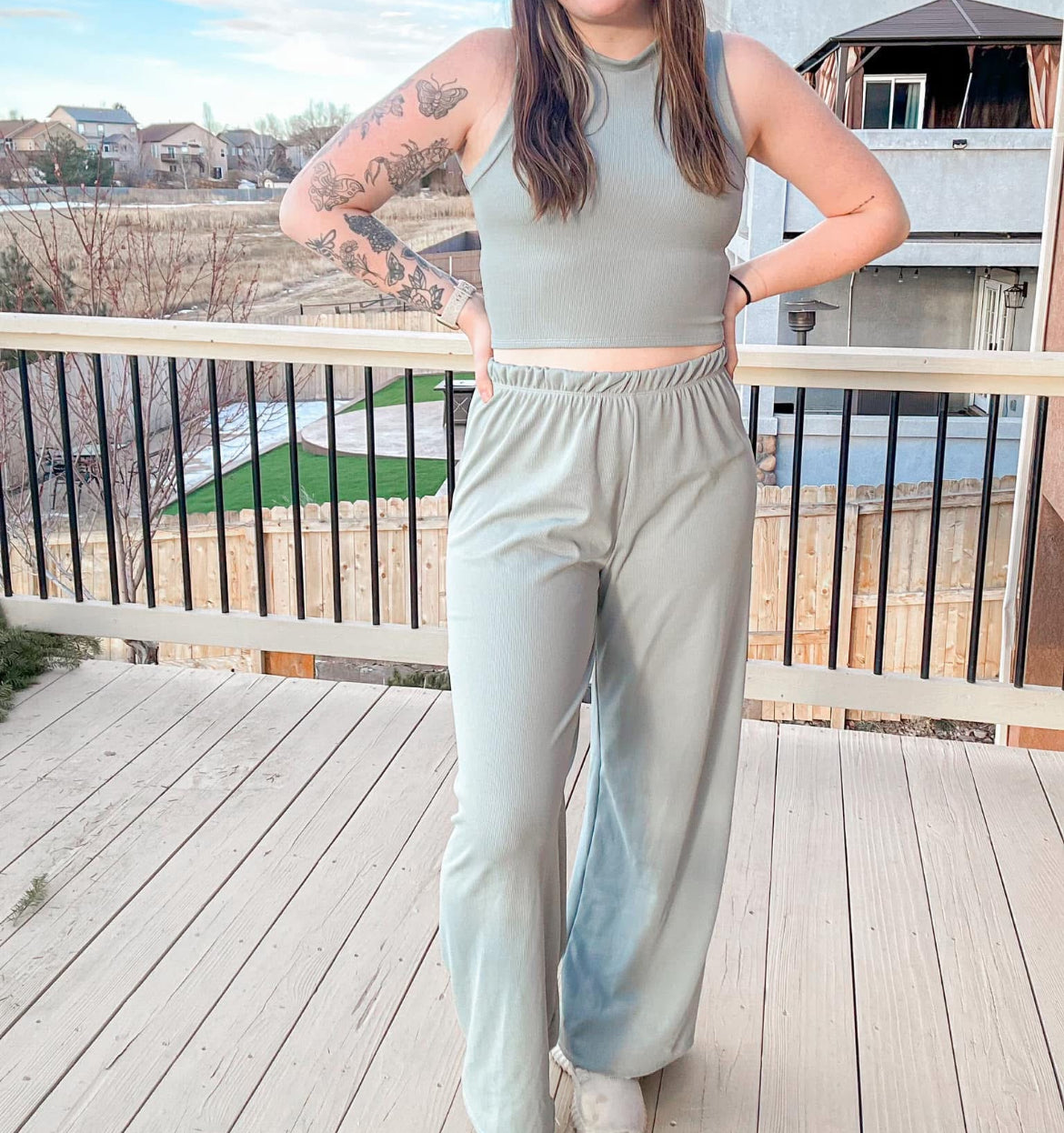 Mommy yoga pants(customs)