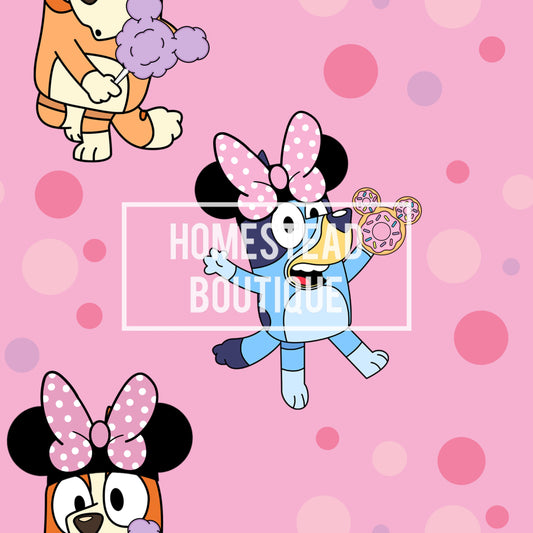 Mouse sister dogs seamless