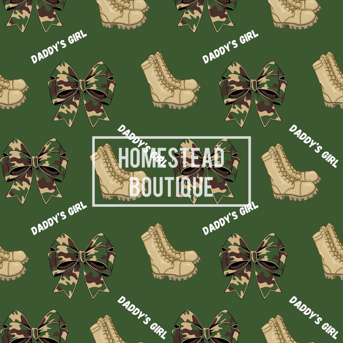 Army daddy’s girl seamless